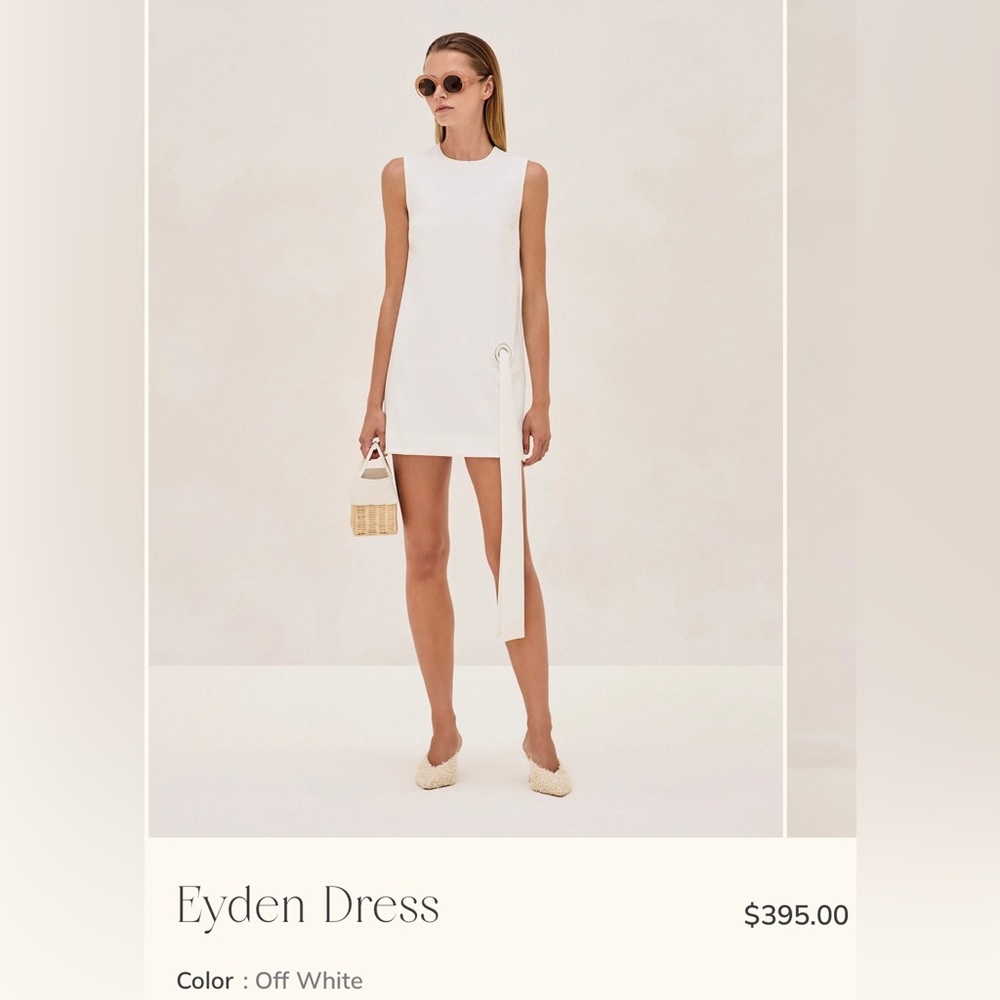 Off White Eyden Dress - Women's Sleeveless Mini Dress